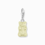 Silver Charm Pendant Goldbears In White | Thomas Sabo - Tricia's Gems
