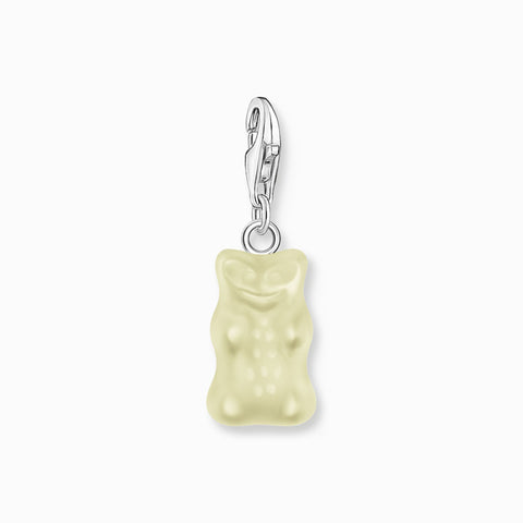 Silver Charm Pendant Goldbears In White | Thomas Sabo - Tricia's Gems