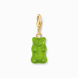 Gold-Plated Charm Pendant Goldbears In Green | Thomas Sabo - Tricia's Gems
