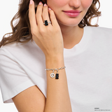 Silver Charm Pendant Goldbears In Black | Thomas Sabo - Tricia's Gems