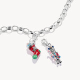 Silver Christmas Sock Charm Pendant | Thomas Sabo