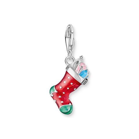 Silver Christmas Sock Charm Pendant | Thomas Sabo - Tricia's Gems