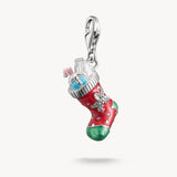 Silver Christmas Sock Charm Pendant | Thomas Sabo