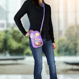 Emily Kewageshig Gifts from Creator Phone Bag – vegan leather crossbody bag featuring Indigenous design celebrating nature’s sacred gifts.