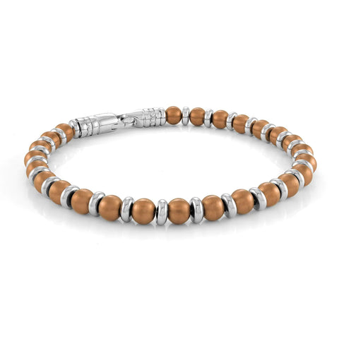Azai X Bead Bracelet | Italgem Steel - Tricia's Gems