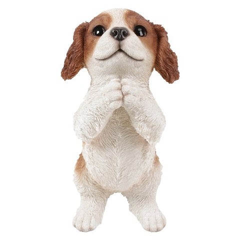 Praying Cavalier King Charles Spaniel Puppy Statue - Tricia's Gems