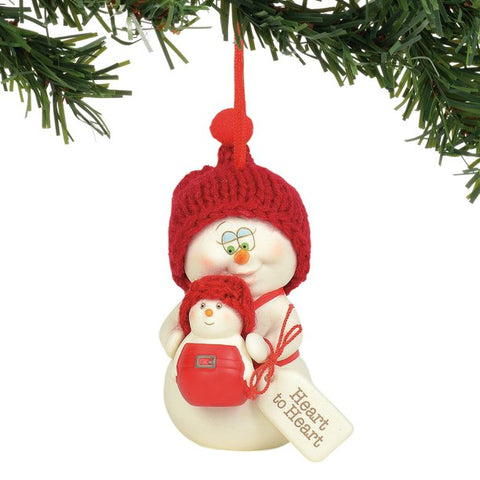 Heart to Heart Ornament | Snowpinions - Tricia's Gems