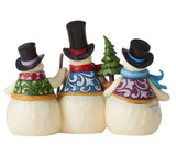 Three Snowmen Together | Jim Shore Heartwood Creek - Tricia's Gems