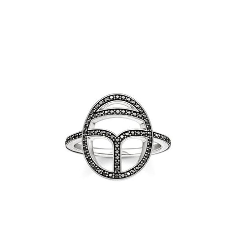 Black Scarab Ring | Thomas Sabo - Tricia's Gems