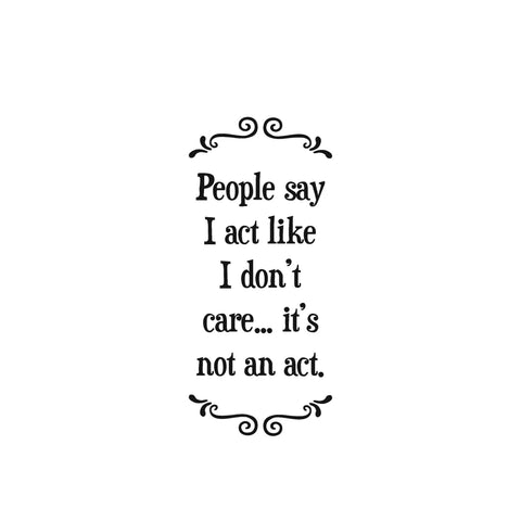 Towel - Not An Act - Tricia's Gems