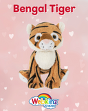 Webkinz Bengal Tiger plush stuffed animal with adoption code striped tiger toy