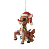 Rudolph Wrapped In Lights | Rudolph Traditions by Jim Shore - Tricia's Gems