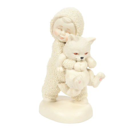 Kitten Hug Ornament | Snowbabies - Tricia's Gems