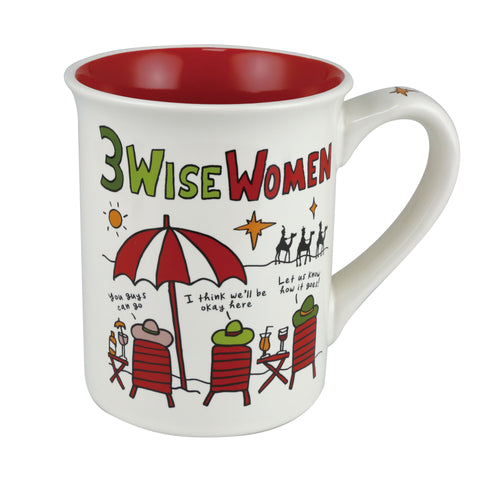 3 Wise Women at Beach Mug | Our Name Is Mud - Tricia's Gems