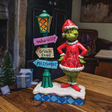 Grinch by Lit Lamppost | Jim Shore Grinch Collection - Tricia's Gems