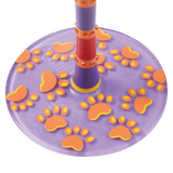 Lolita Life With Fur Babies hand-painted wine glass with pet-themed design in gift box.