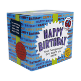 Enesco 60th Birthday Club Mug – 16 oz stoneware mug with colourful birthday design and gift card packaging from Our Name Is Mud collection.