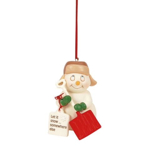 Let It Snow Somewhere Else Snowpinions Ornament