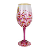 Lolita 50 Is Fabulous birthday wine glass, additional view