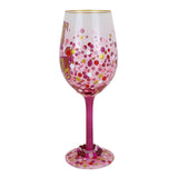 Lolita 70 Is Sassy birthday wine glass, additional view
