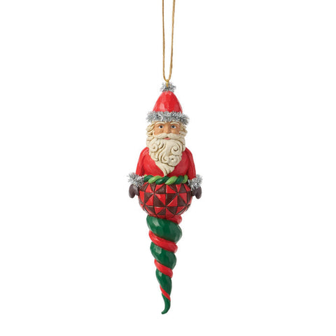 Santa Finial Shape Ornament by Jim Shore