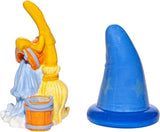 Sorcerer Hat & Broom Salt and Pepper Shaker - Tricia's Gems