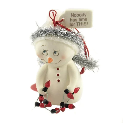 Nobody Has Time For This ornament | Snowpinions - Tricia's Gems