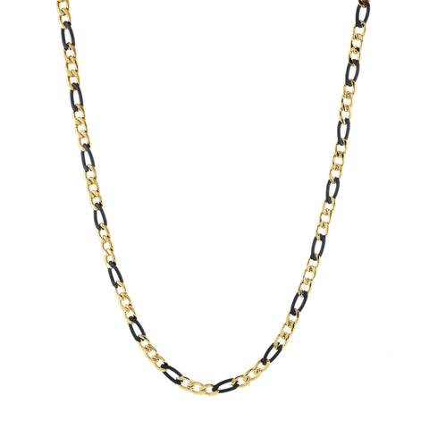 6mm Stainless Steel Gold IP Stainless Steel Necklace | Italgem Steel - Tricia's Gems
