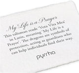 My Life Is A Prayer Talisman Pendant - RETIRED | Pyrrha - Tricia's Gems
