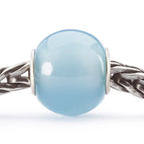 Round Light Blue Agate Bead - Tricia's Gems