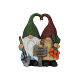 Sweet Couple Garden Gnome Medium Size