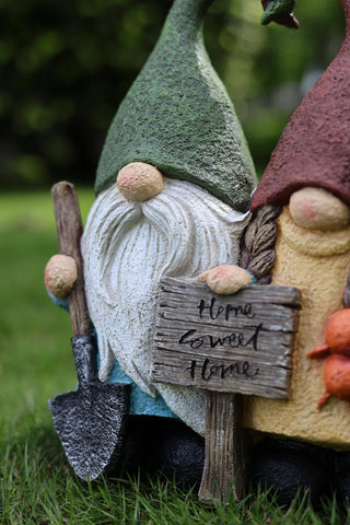 Sweet Couple Garden Gnome Medium Size