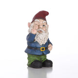 Gnome Garden Statue Winking