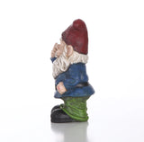 Gnome Garden Statue Winking