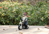 Middle Finger Biker Gnome