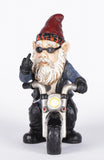 Middle Finger Biker Gnome