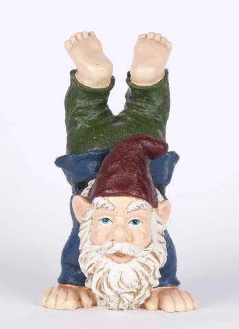 Gnome Doing Handstand