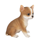 SOREAL brown Chihuahua puppy figurine made from polyresin decorative dog statue for home décor and gift giving.