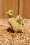 Pet Pals yellow duckling garden statue set featuring two ducklings with realistic feather details for indoor and outdoor décor.