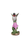 Pet Pals Hummingbird on Foxglove Statue