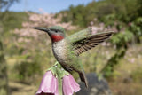Pet Pals Hummingbird on Foxglove Statue