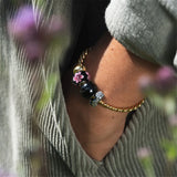 Jumbo Round Black Cat's Eye Bead | Trollbeads - Tricia's Gems