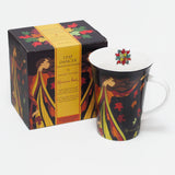 Maxine Noel “Leaf Dancer” Porcelain Mug — Indigenous Artist Collection