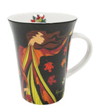 Maxine Noel “Leaf Dancer” Porcelain Mug — Indigenous Artist Collection
