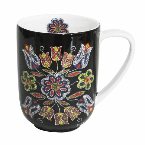 Deb Malcolm Silver Threads Porcelain Mug - Tricia's Gems