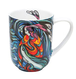 Don Chase Spirit Fish porcelain mug featuring Indigenous artwork