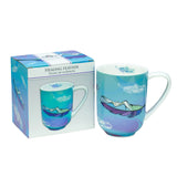 Michelle Stoney Healing Feather art porcelain mug, product detail