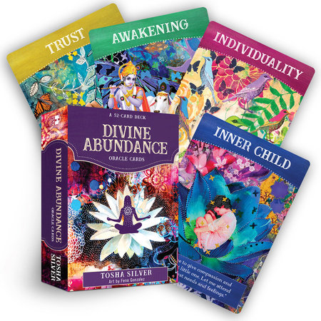 Divine Abundance Oracle Cards by Tosha Silver cover