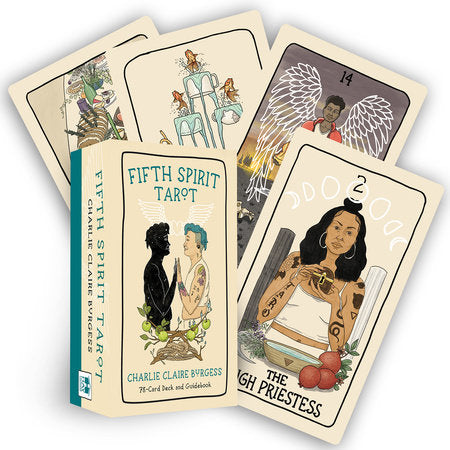 Fifth Spirit Tarot deck with inclusive illustrated tarot cards and guidebook
