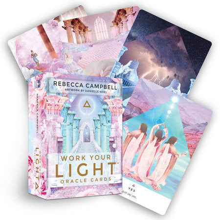 Work Your Light Oracle Cards by Rebecca Campbell cover